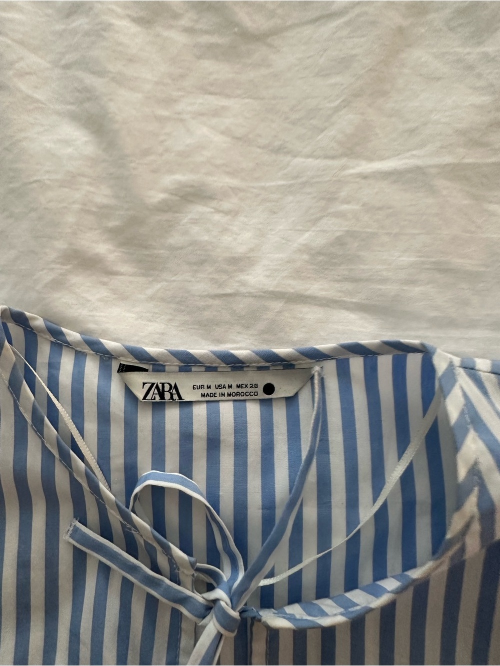 Zara Cotton Tie-Front Blouse - Picture 4 of 8